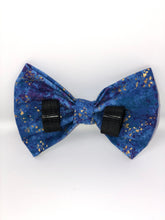 Load image into Gallery viewer, Blue Splash Pet Bow Tie