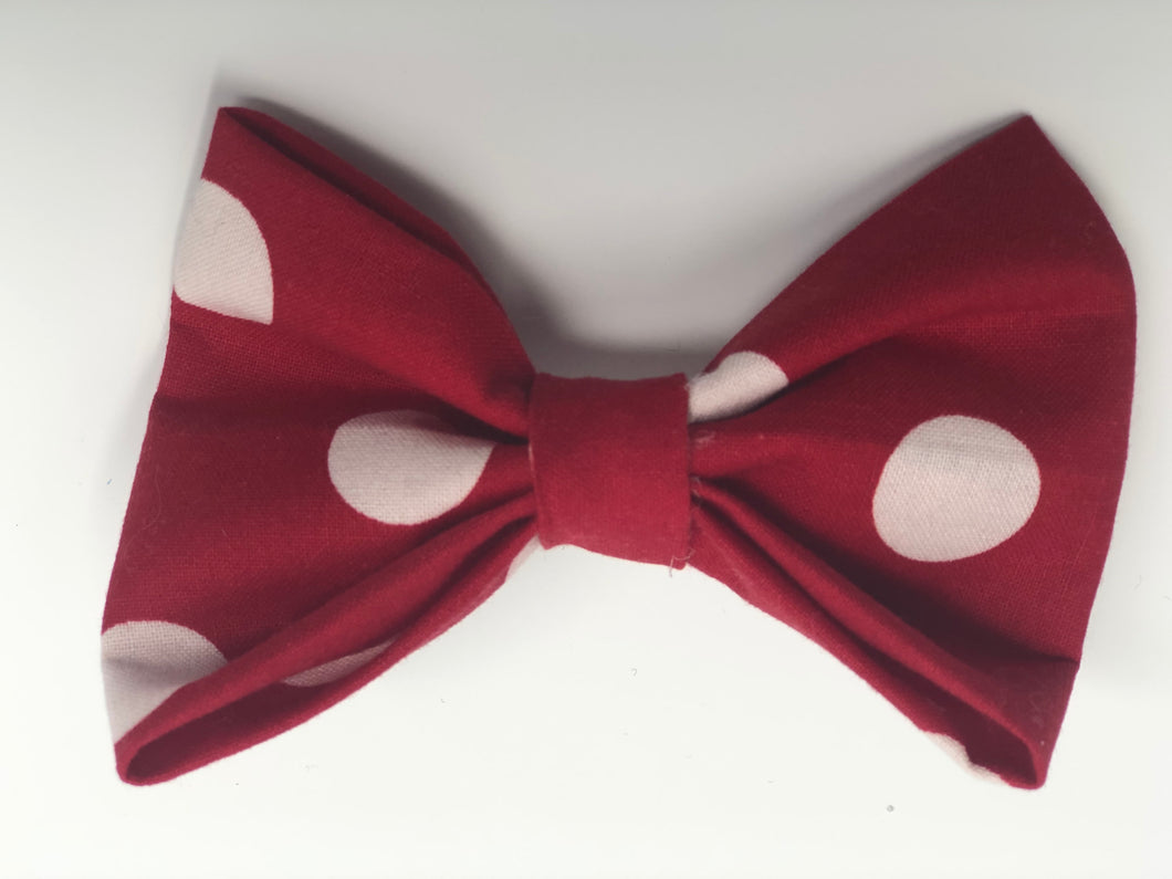 Red Dot Pet Bow Tie